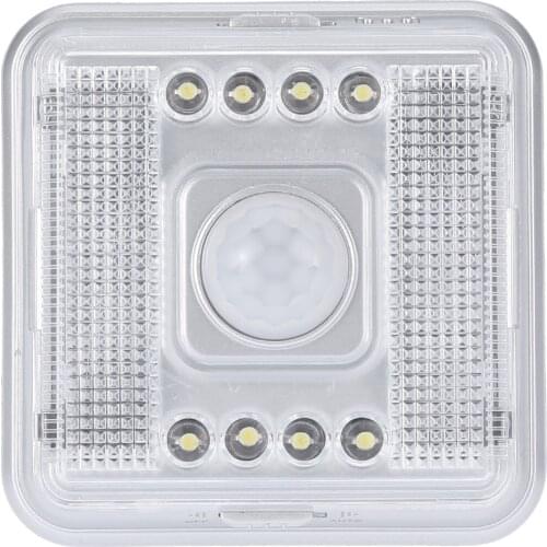 New 8LED Night Light Charging Human Automatic Induction Lamp Light