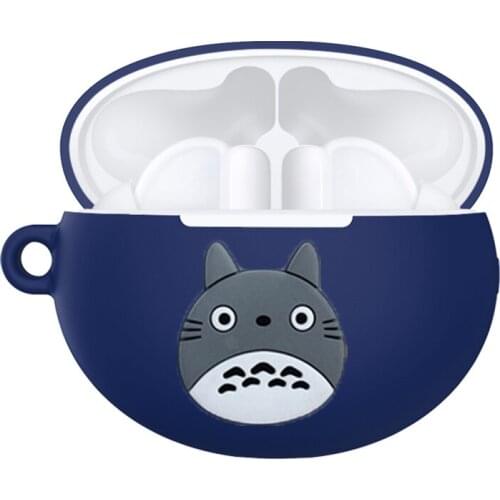 2021 New For Huawei Freebuds 4i Case fashion daisy flower / cute Avocado/Dinosaur Rainbow Silicone Earphone Cover