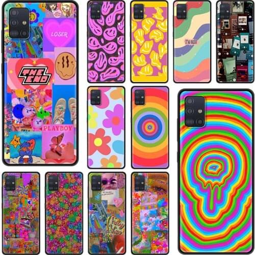 Indie Kid Silicone Phone Case For Samsung Galaxy a51 a71 5g a31 a11 a41 a21s a91 A81 A01 Matte Soft TPU Cover