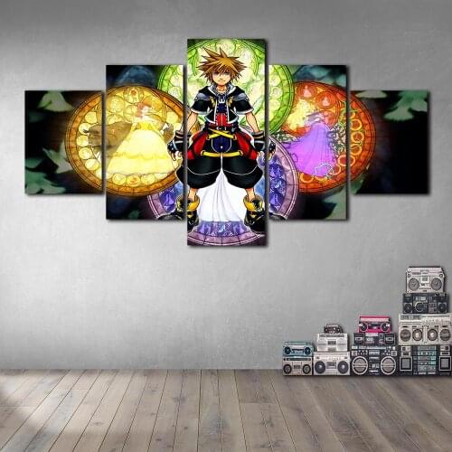 King-s Heart Canvas Paintings on The Wall Art Posters and Prints Nordic Decorative Picture for Living Room No Frame