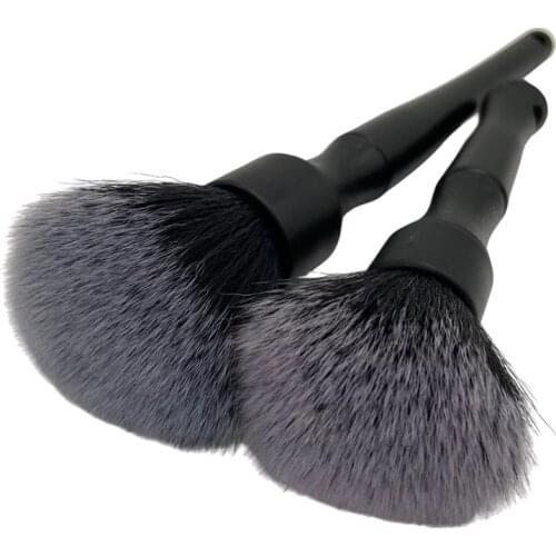 Ultra-Soft Car Detailing Brush Super Soft Auto Interior Detail Brush synthetic boars hair for cars seat leather cleaning