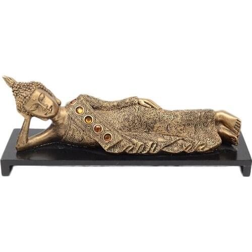 Southeast Asian Style High-end Home Furnishings Reclining Resin Decorative Ornaments Crafts Room Decoration Accessories