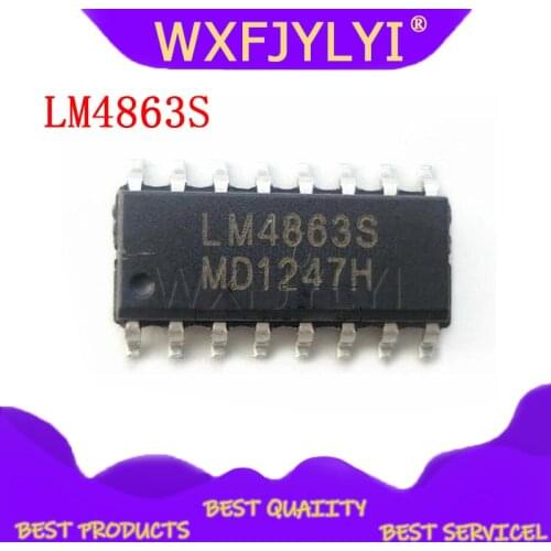 10pcs/lot LM4863S LM4863 audio amplifier IC chip SMD SOP Manifold new original