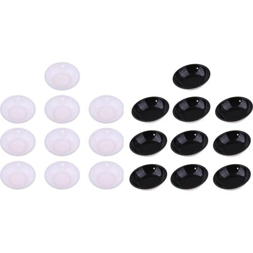 10pcs Mini Plastic Bowl Set 1/3 Dollhouse Tableware Furniture Kids Pretend Play Toys