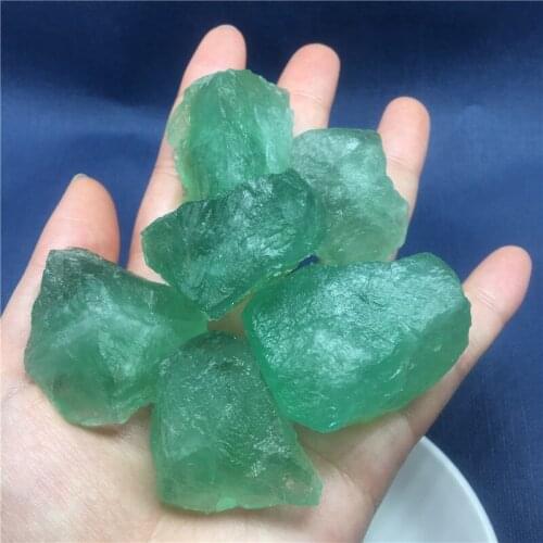 2pcs Natural Crystal Green fluorite Tumbled Stone Rock Quartz Rough Minerals Specimen Gemstone Reiki Chakra Decor gift