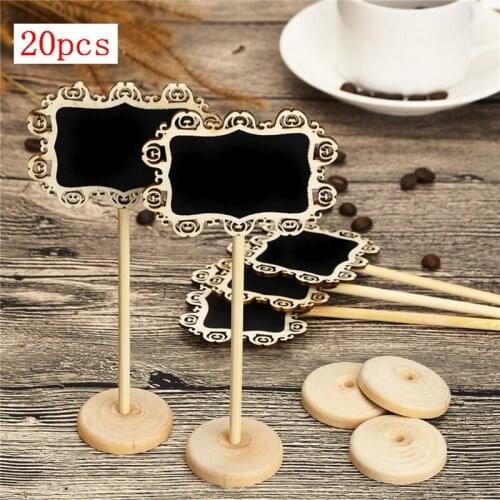 20 pcs free shipping mini blackboard with stand wedding decoration home decoration table decoration restaurant table number