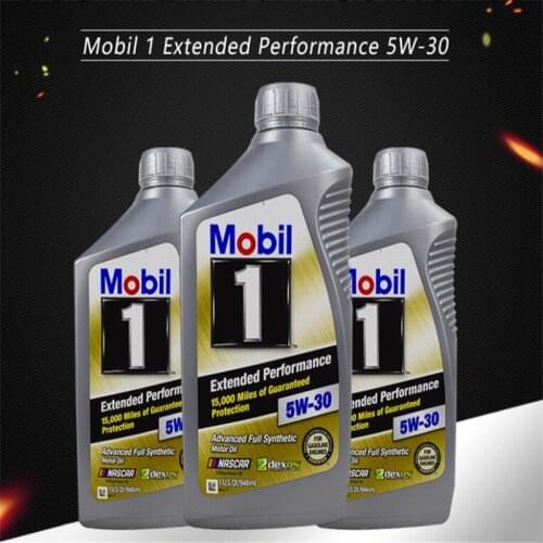 Free Shipping 4 x QT Mobil 1 Extended Performance Official Motor Oil of-NASCAR DEXOS 5W-30 Engine Oil For-Mercedes-Benz,VW,AUDI