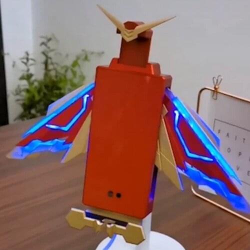 RegisBox Gundam Wireless Charger Angel Wing Mobile Phone Infrared Induction Wireless Charging Bracket TUE88