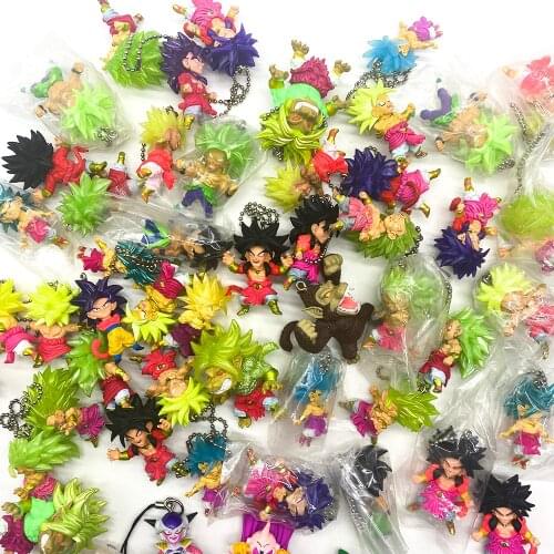 Bandai Genuine Brand New Dragon Ball UDM Capsule Key Chain Broli Various Forms Orangutan Mini Action Figure Model