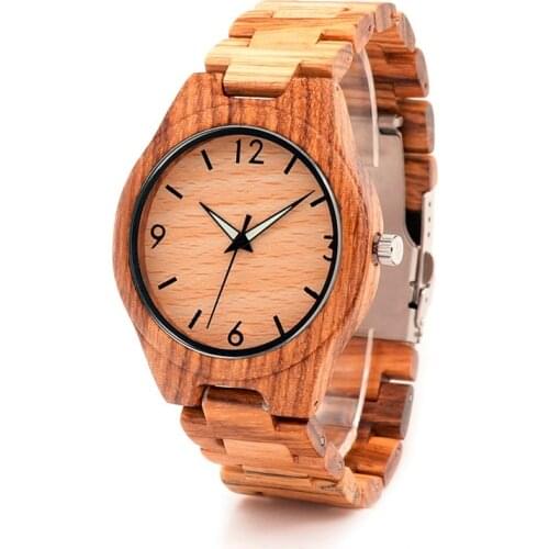 BOBO BIRD Brand Men' Watches Casual Luxury Wood Watches reloj masculino Men Wooden Wristwatch Gifts Top Items G24