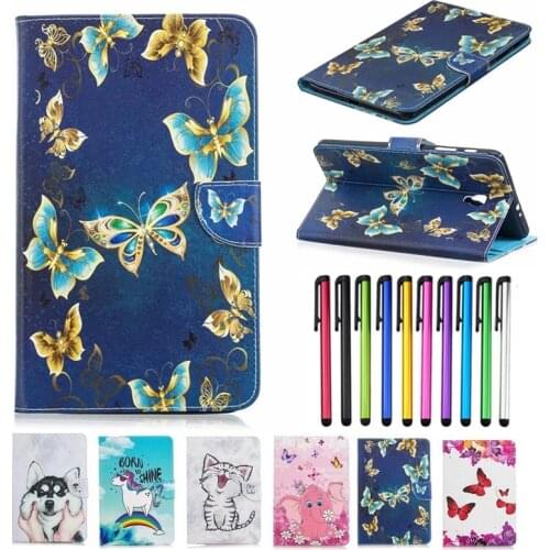 Case For Samsung Galaxy Tab A 8.0 SM-T380 T385 Kawaii Unicorn Cat Puppy Cover Funda Tablet For Galaxy Tab A 8.0 Case