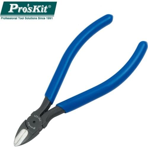 ProsKit PM-925 5" Tungsten Steel Diagonal Cutting Pliers Cutting Cable Cutter Diagonal Pliers Super Hard Wire Cutters Hand Tool