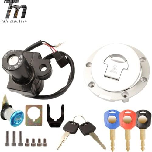 For Honda CBR600 F2 CBR900RR CBR919RR NSR250 MC18 MC21 CBR250 MC19 MC2 CBR400 VFR400 Ignition Switch Cap Lock Set With