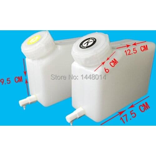 Eco solvent printer Allwin Roland Mimaki Mutoh plastic ink box / Bulk ink system ink bottle 1.8L for sale