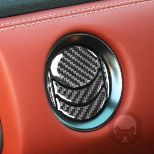 20Pcs Carbon Fiber Car Center Console Outlet Air Vent Cover Trim for Nissan GTR R35 2008-2016 Car Accessories