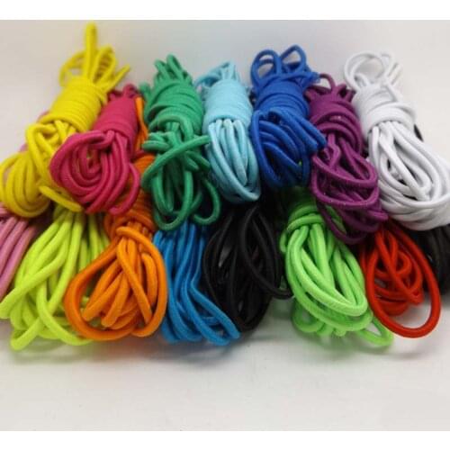 5yards /lot Colors Choice Round Elastic Cord about 2mm for DIY Jewelry Bracelet Making Supplies