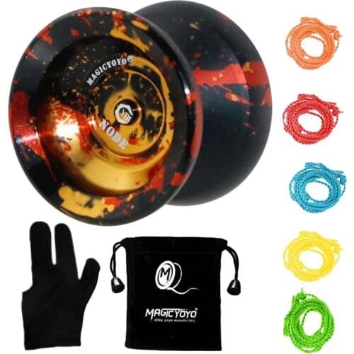 MAGICYOYO Y01 Node Unresponsive Yoyo Advanced Professional Yoyo With Glove, Yoyo Bag And 5 Replacement Yoyo Strings