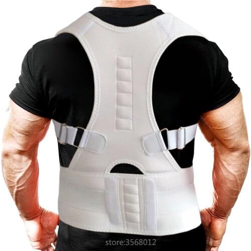 Medical Therapy Magnetic Lumber Back Posture Corrector Support Belt Brace Lower Back Pain Treatment Women Men Corsets Tourmaline