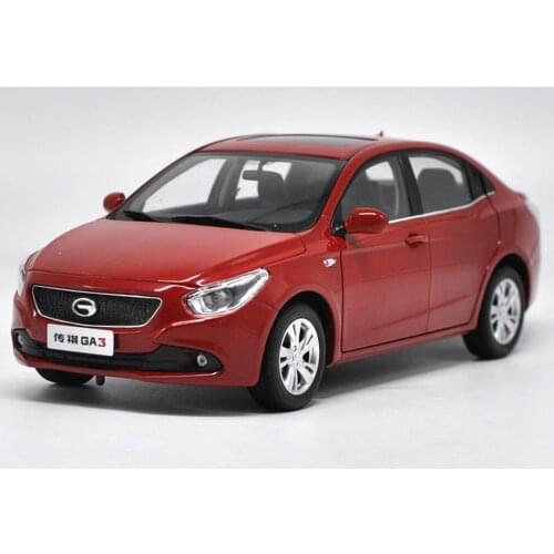 1/18 Scale GAC Trumpchi GA3 Red Diecast Car Model Toy Collection Gift NEW