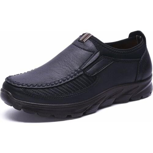 Men Casual Shoes Breathable Loafers Sneakers 2021 New Fashion Comfortable Flat Handmade Retro Leisure Loafers Shoes Men Shoes