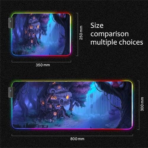 Natural Rubber Anime Non-slip Mousepad Original Art RGB Mousepad Gamer Accessories Desktop Decoration Large Mousepad Xl for Csgo