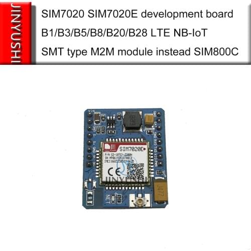 JINYUSHI New Arrival! SIM7020 SIM7020E development board B1/B3/B5/B8/B20/B28 LTE NB-IoT SMT type M2M module instead SIM800C