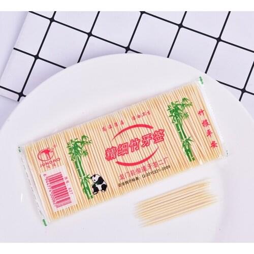 Bamboo Toothpick Disposable Natural Toothpicks Family Restaurant Accessories