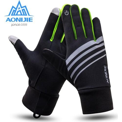 AONIJIE M51 Winter Unisex Sports Touchscreen Windproof Thermal Fleece Gloves Running Jogging Hiking Cycling Skiing Bicycle