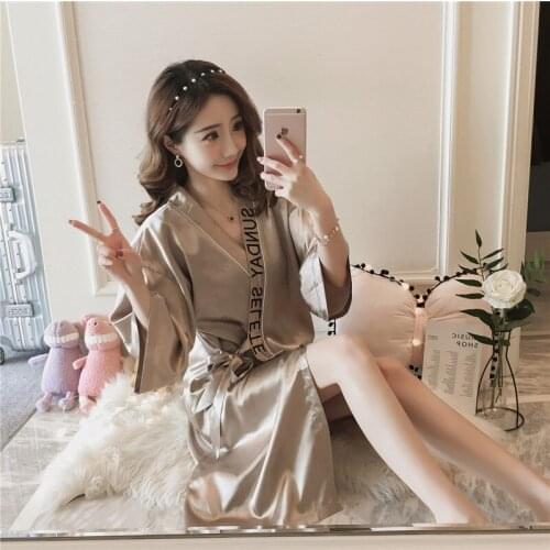 Pyjama Women Clothes Summer Womens Pajamas Sets Long-sleeved Sleepwear Suits Girl Fashion Casual Outerwear Sleepwear Night Suit