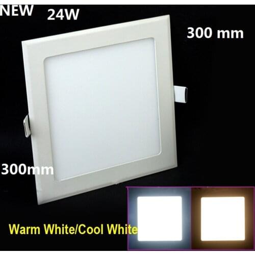 24W LED ceiling recessed grid downlight / square panel light 300mm, 1pc/lot free shipping