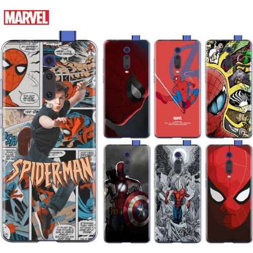 Avengers Spiderman For Xiaomi Redmi 9I 9T 9A 9C 9 Prime 8A 8 7A 7 6A 6 5 5A 4X PRO Plus Transparent Soft Phone Case