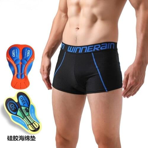 Thickened 5D Gel Pad Cycling Shorts Men Cycling Underwear Pro Shockproof Bicycle Shorts Riding Clothing MTB Road Bike Underwear