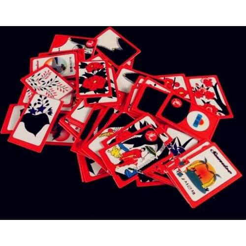 Folk Traditional Game Party Plastic Romantic Full House Board Game Props Deck for Adults Korean Poker Unique Drawing Flower Card