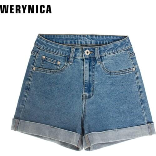 Женские завышенные шорты WERYNICA China At AliExpress