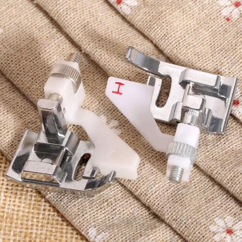 DRELD Metal Adjustable Sewing Machine Snap On Blind Hem Presser Foot Fit For Brother Singer Janome Sewing Machine