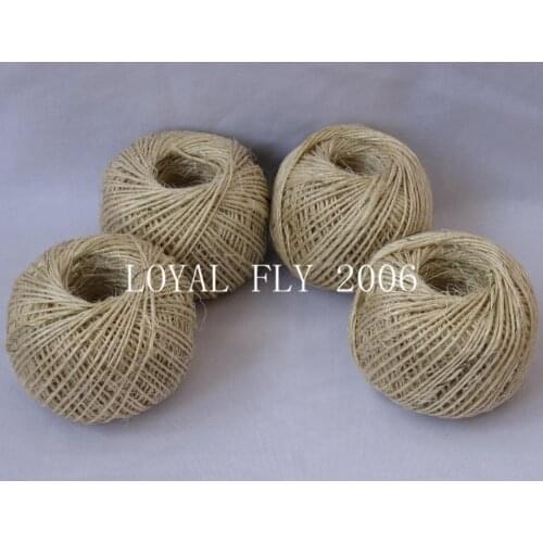 20 pcs/lot sisal twine(1.5mm) 80m/ball,sisal rope, sisal string/cords used for all decro packing