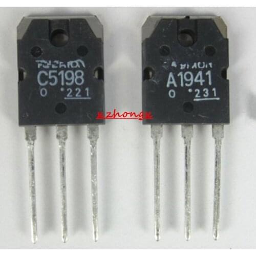 2sa1941 2sc5198 [a1941 + c5198] = 10 peças TO-3P