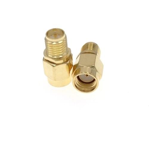 50pcs RP-SMA Male To RP-SMA Female RF Connector Adapter