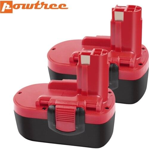 Powtree 18V 3.5Ah NI-MH Rechargeable Battery for Bosch BAT025 BAT026 BAT160 BAT180 BAT181 3453-01 35618 3860K 52318B GDR 18 V