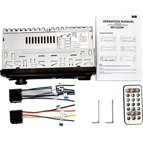 Car Radio Stereo Player 3010 Autoradio Aux Input Receiver 1Din Bluetooth MP3 Multimedia Player Support FM/WMA/USB