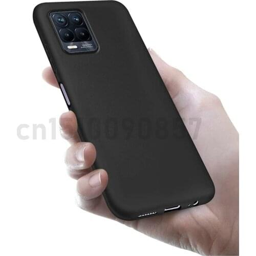 For Realme 8 Pro Cover RMX3081 Case 360 Protection Soft Silicone Matte Cover For Realme 8 4G 5G