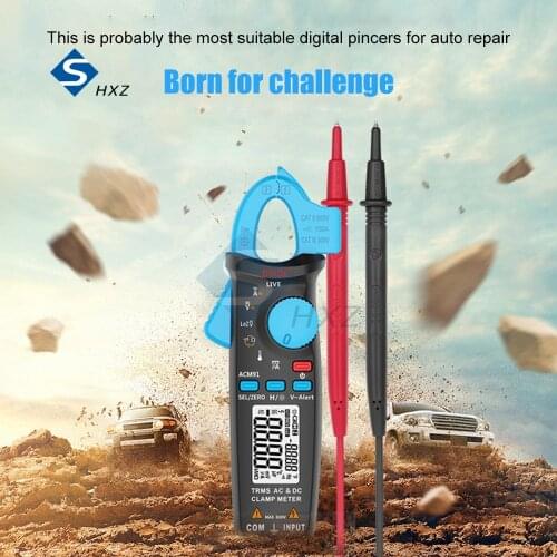 Multimeter ACM91 Digital Clamp Meter AC/DC Current 1mA True RMS Auto Range Live Check NCV Temp Frequency Capacitor Tester