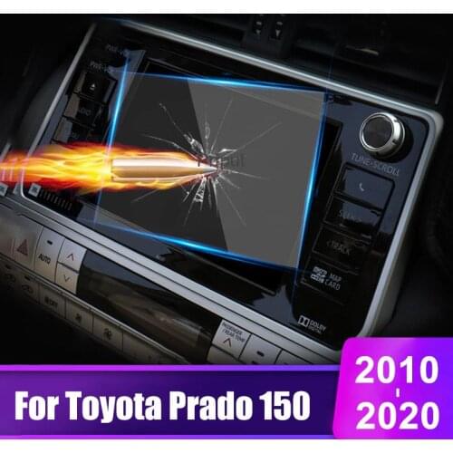 For Toyota Land Cruiser Prado 150 2010 - 2018 2019 2020 Tempered Glass Car Navigation Screen Protector Film Sticker Accessories