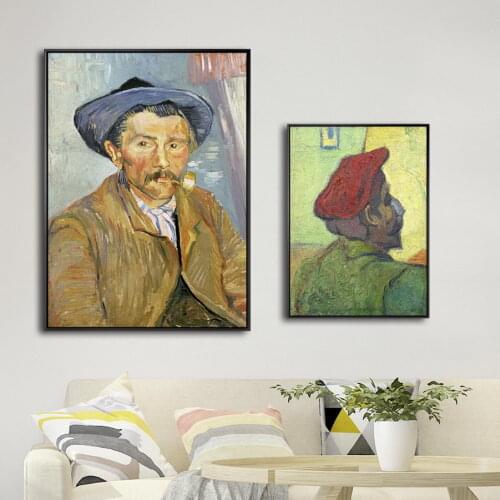 Home Decoration Print Art Wall Pictures For Living-room Poster Canvas Paitings Netherlandish Vincent Van Gogh Man
