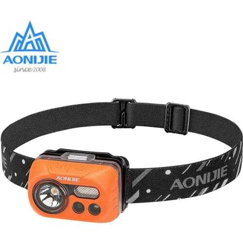 AONIJIE Sensor Bike Lights Waterproof Sensitive LED Headlight Headlamp Flashlight for Running Fishing Camping Hiking Cycling