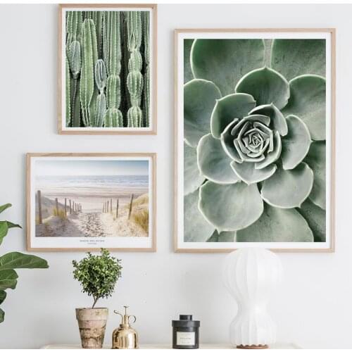 Nordic Plant Leaf Poster Animals Flowers Canvas Painting Wall Art Pictures For Living Room Modern Decorative Prints On The Wall