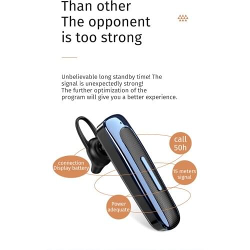 Handsfree Business Bluetooth Headphone Wireless Earphone Stereo Ear Hook Headset Наушники Беспроводной