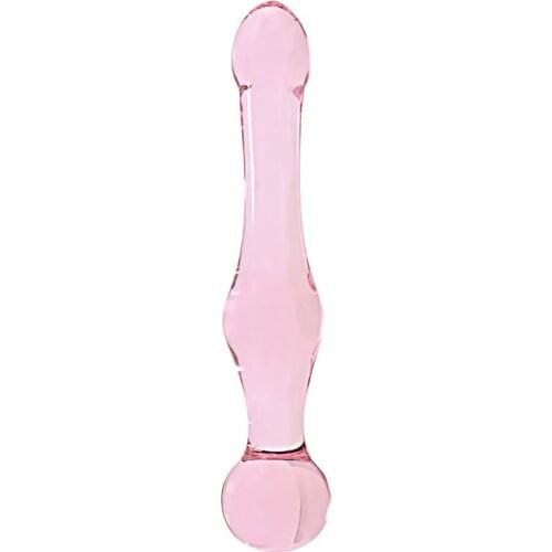 Crystal Penis Glass Anal Plug Massage Stick Stimulate Anus Couple Flirting Adult Game Sex Toys for Couple Plugs Anal Butt Plug