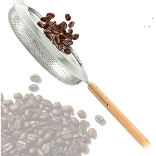 Coffee Roasted Beans Hand Mesh Filter Mesh Stainless Steel Coffee Bean Roasting Appliance Frying Mesh Household Roasting Mesh