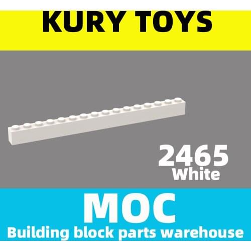 Kury Toys DIY MOC For 2465 Building block parts For Brick 1 x 16 For Brick